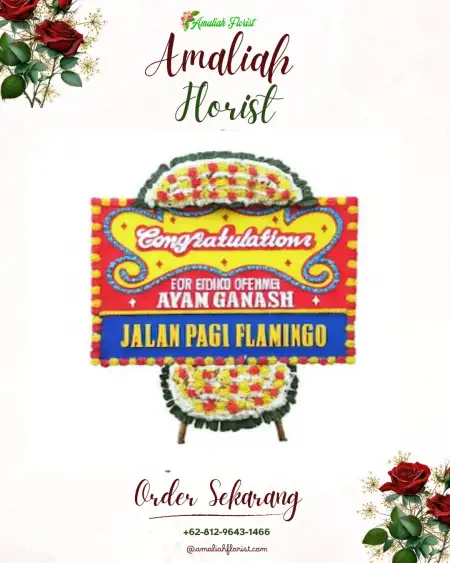 Sewa Papan Bunga Metesih